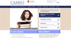 Desktop Screenshot of cameoprogram.org